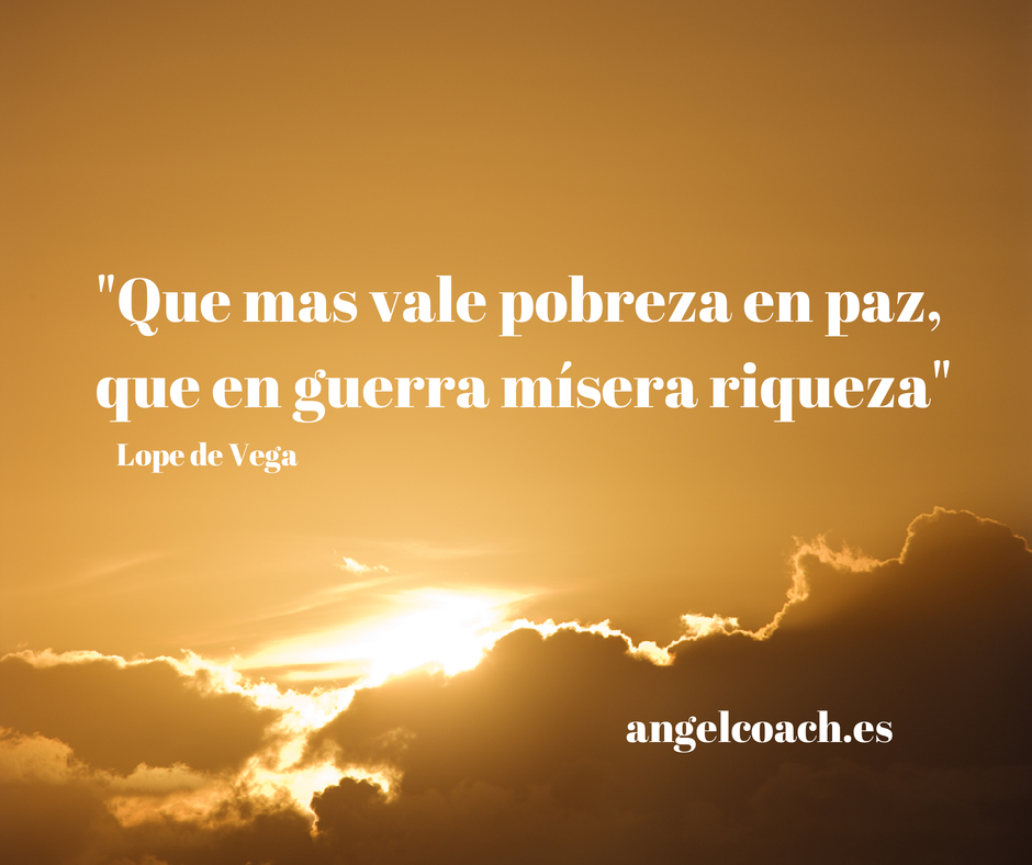 Mas vale pobreza en Paz….